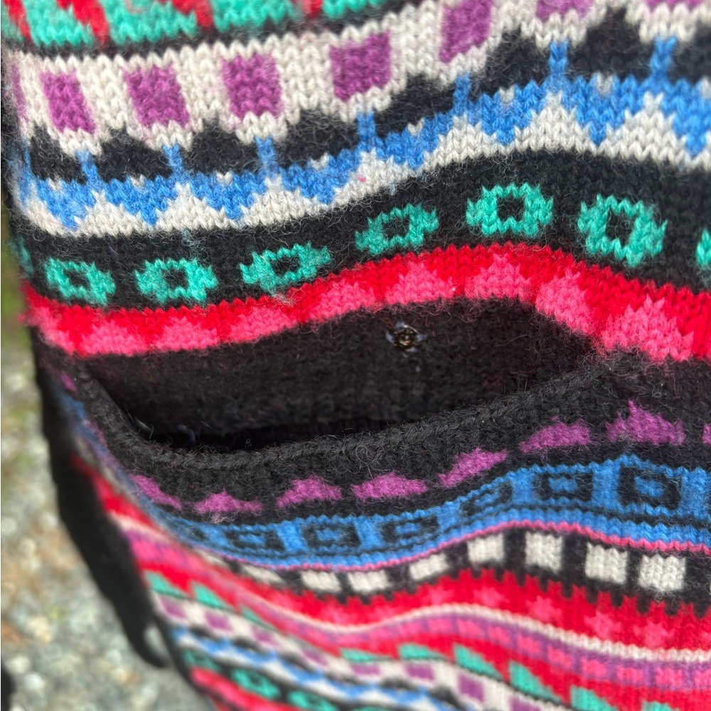 Vintage Nordic Wool Blend Cardigan – Lined – Size M/L - Picture 6 of 12